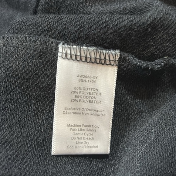 ATM Anthony Thomas Melillo Black Quarter Sleeve Mini Sweater Dress sz M - Picture 9 of 11